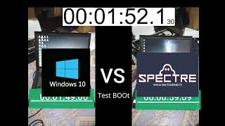 Windows 10 Original VS windows 10 ghost spectre #test boot#windows ringan