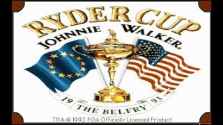 Ryder Cup Golf gameplay (PC Game, 1993)