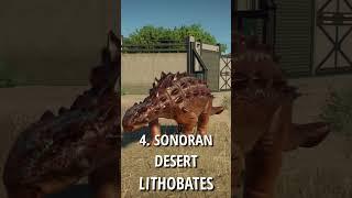 TOP 5 EUOPLOCEPHALUS SKINS IN LESS THAN 30 SECONDS | Jurassic World Evolution 2  #shorts