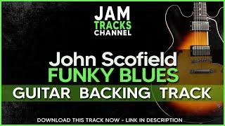John Scofield Funky Blues Guitar Backing Track in Bb