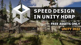Viking Homestead | Free Assets Only | Environment Design | Speed Level Design | Unity | HDRP