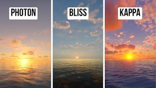 Bliss VS Photon VS Kappa | Shaders Comparison
