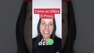 Cómo se Utiliza el Proxy de WhatsApp #hacks #tips #yenianferreira #whatsapp