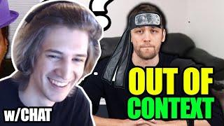 XQC Reacts to "Streamers Out of Context 2" - [w/Chat]