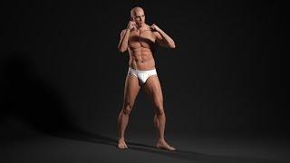 3D Male Body - Anatomy Study (Fight) | Andor Kollar - Character Artist