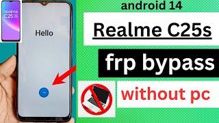 Realme C25s/C25 FRP Bypass Android 13 | All Realme Mobiles FRP Bypass Without PC