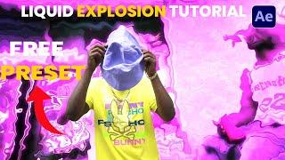 liquid explosion overlay free in after effects