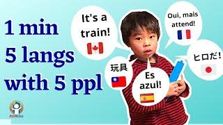 Daily routines in 5 languages with EXTREME OPOL!