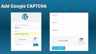How to Add Google CAPTCHA in WordPress website at Login comment and Registration form