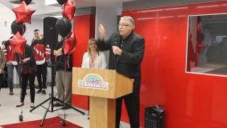 MPP Dave Levac at the Brantford and District Civic Centre's 50th anniversary celebration