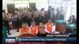 [ANTV] TOPIK SIDANG PEMBUNUHAN Keluarga Korban Berupaya Menyerang Terdakwa