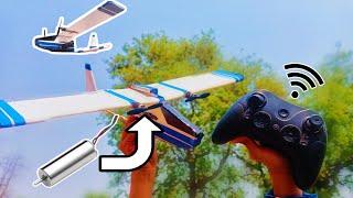 How to make rc plane from rc drone at home #rcdrone #howtomake #rcplane