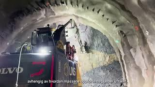 Bergåstunnelen løsmassesone E6 Svenningelv-Lien