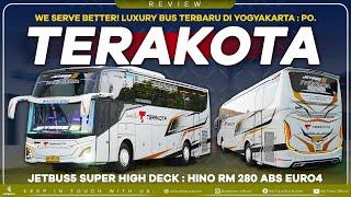 Luxury Bus Terbaru di Yogyakarta : PO TERAKOTA - JETBUS5 SHD HINO RM 280 ABS