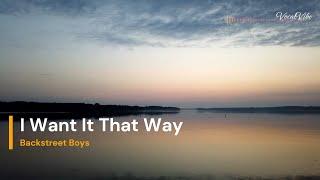 I Want It That Way by Backstreet Boys [4k karaoke] 60fps @vocalvibe