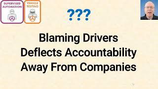 L143-045 Truth or Myth? -- Blaming Drivers Deflects Accountability Away From Companies