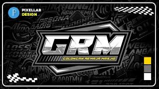 " GRM " CARA MEMBUAT LOGO RACING KEREN DI PIXELLAB TERBARU 2024