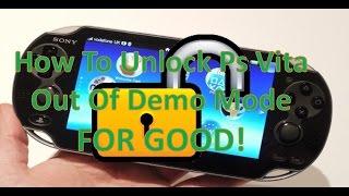 How To Unlock Ps Vita Demo Mode FOR GOOD!