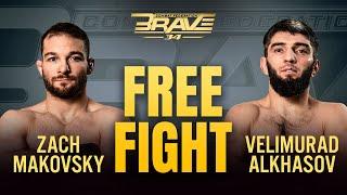 Velimurad Alkhasov VS Zach Makovsky | FULL FIGHT |BRAVE CF 34