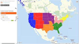 How to Create a Customized Territory Color Coded Map