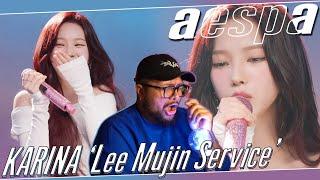 aespa KARINA 'Lee Mujin Service' REACTION | KARINA GOT ME BLUSHING 🫠