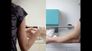 KLEENEX® Hand Towels -- Clean Hands Comparison