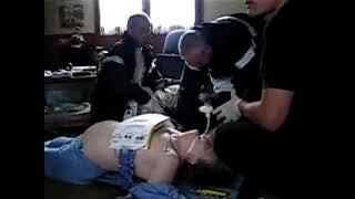 Resuscitation for unresponsive woman