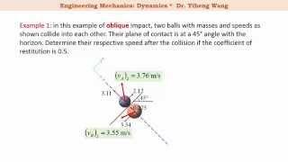 [2015] Dynamics 21: Impact and the Coefficient of Restitution [with closed caption]