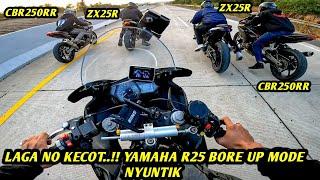 NYOBAIN TREK BARU‼️YAMAHA R3 NYUNTIKIN ZX25R, CBR250RR, NINJA 250