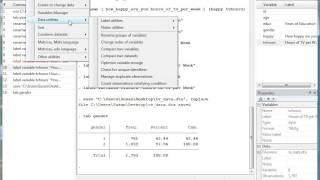 Stata: Renaming and Labeling Variables