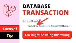 Database Transactions - Automatically Rollback If Something Goes Wrong - Laravel