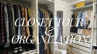 Closet tour and organization