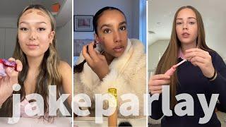 Makeup Tutorial Tiktok Compilation - GRWM  ( Get Ready With Me ) ️(Skincare, Makeup, Outfits) 696
