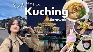 First time in Kuching, Sarawak Travel Vlog   | exploring the city, kuching waterfront!