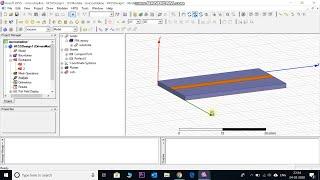 Design and Simulation of 50 Ω microstrip line using HFSS