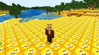 Minecraft, aber die Welt besteht aus Lucky Blöcken