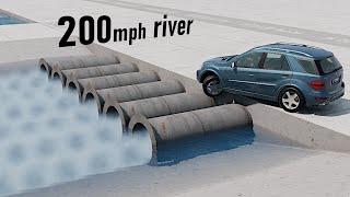 Testing an artificial river flowing at 240mph
