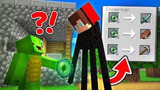 How JJ Pranked Mikey with Morph Mod in Minecraft - It's Maizen Challenge!