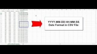 Format Date To YYYY-MM-DD HH:MM:SS Does Not Stay - Excel | CSV File