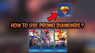 HOW TO USE PROMO DIAMONDS ? (FOR BEGINNERS) IN MOBILE LEGENDS •• MLBB