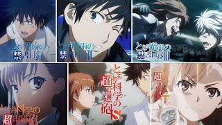 Toaru series all openings (Index - Railgun  - Accelerator - Imaginary Fest)