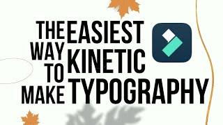 Kinetic Typography Text Effect 【EASY&FAST】