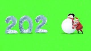 Amazing Happy New Year 2020 And Merry Christmas | Free-HD Green Screen