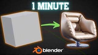 Create a Chair in Blender in 1 Minute!