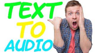 How to convert Text Into Audio Or Mp3 in 2021