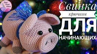 СВИНКА  - СИМВОЛ 2019 ГОДА / Мастер-класс для начинающих / Часть 2