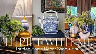 THRIFTING ESTATE SALE VINTAGE HOME DÉCOR - THRIFT WITH ME SUMMER 2024 | Shop with Me + Thrifted Haul