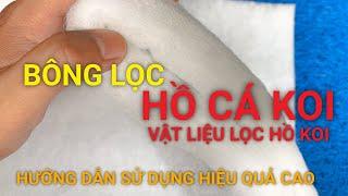 BÔNG LỌC HỒ CÁ KOI | CUNG CẤP VẬT LIỆU LỌC HỒ CÁ KOI #vatlieulochocakoi #bongloc #vatlieulochokoi