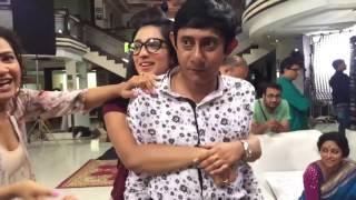 Abhimaan er shooting e subhashree ganguly