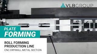 High-speed fully automatic drywall metal sections roll forming line VLB Group